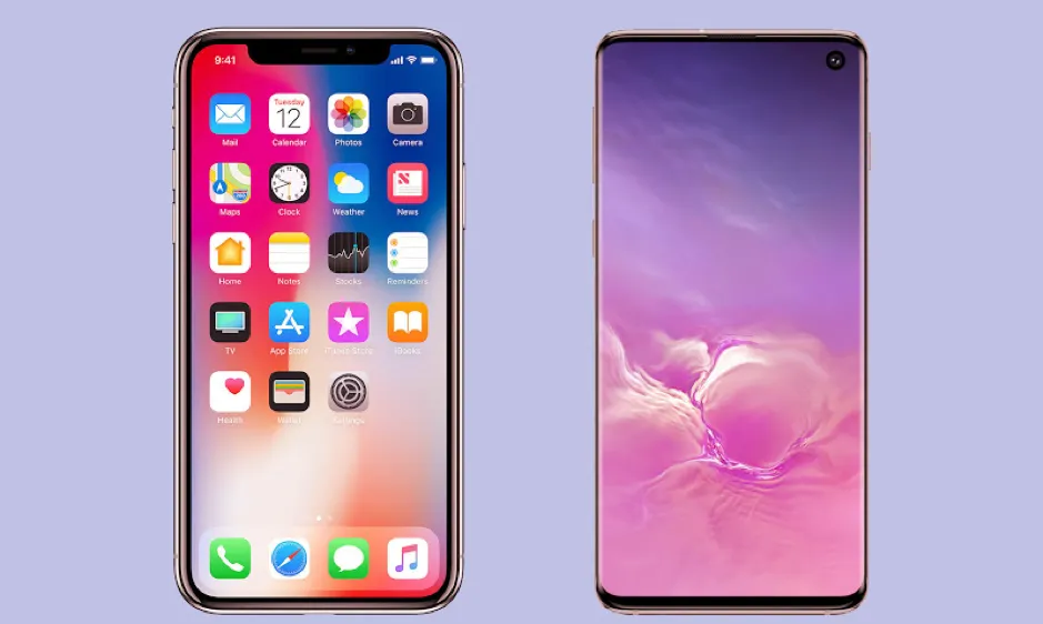 iPhone X và Galaxy S10