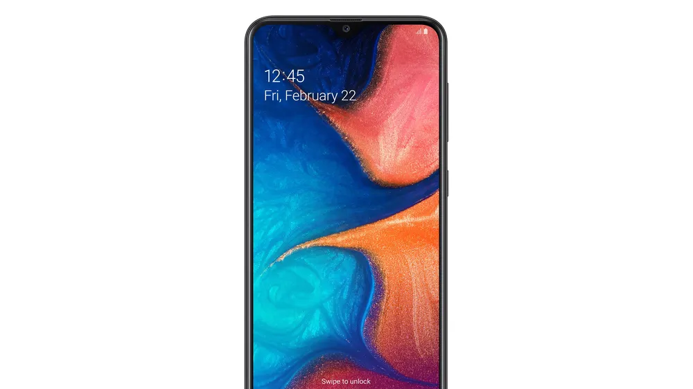 Galaxy A20 với màn hình vô cực,