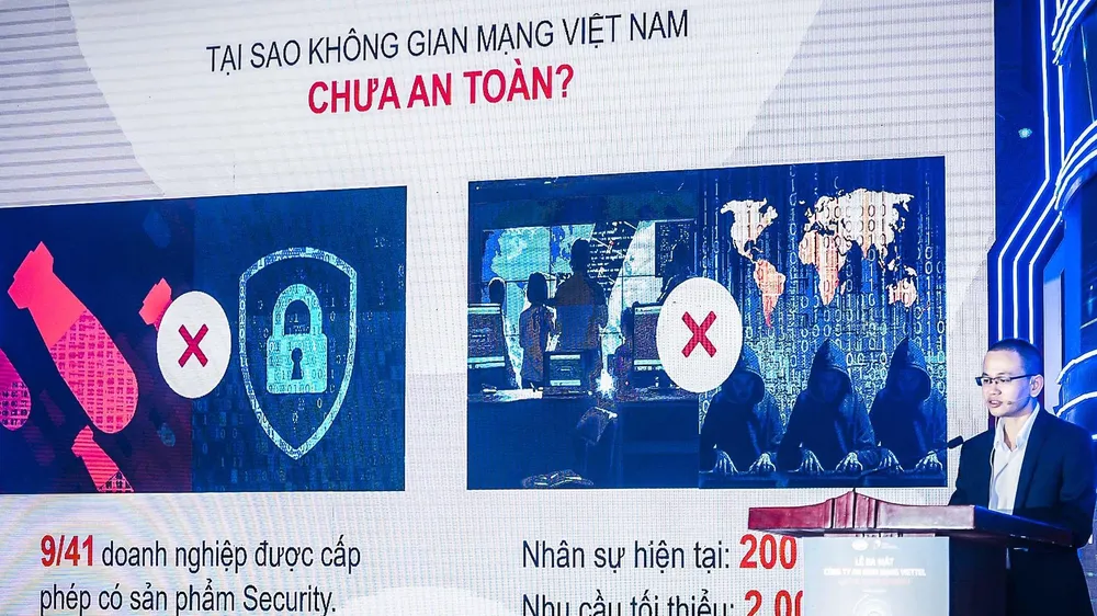 Công ty An ninh mạng Viettel giới thiệu các công nghệ của công ty