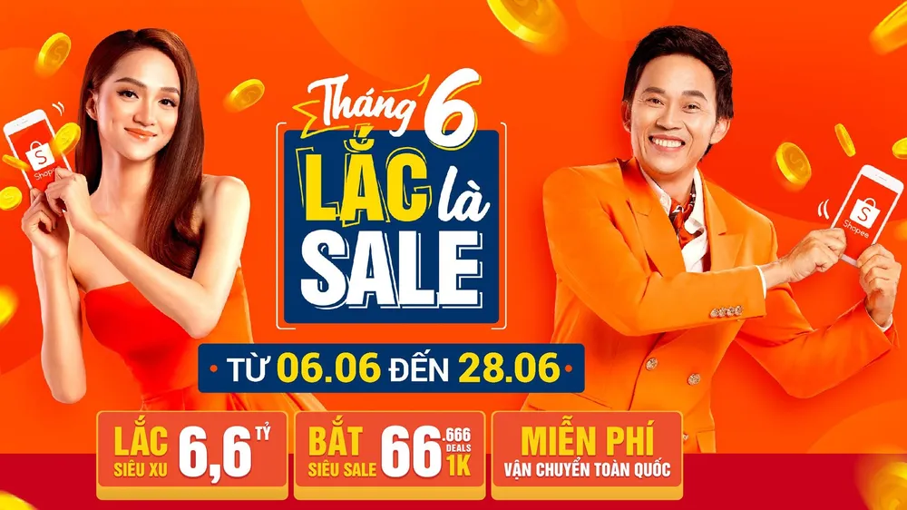 “Lắc Là Sale” của Shopee