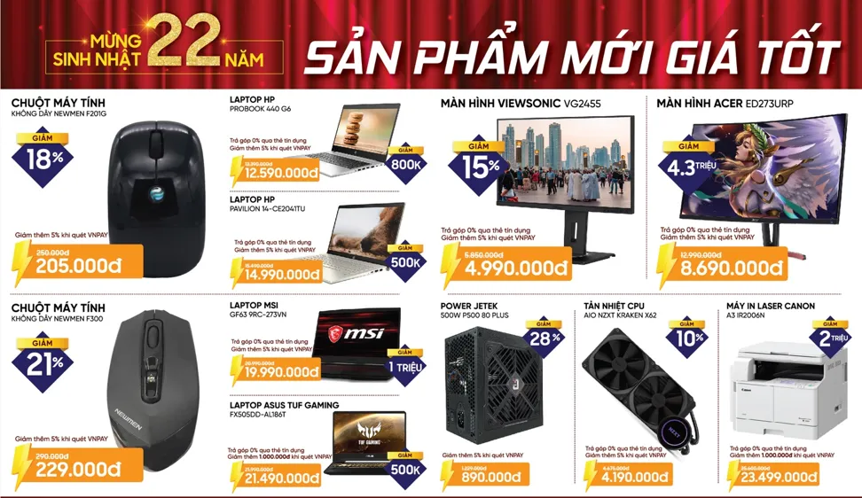 Nhiều sản phẩm công nghệ đang giảm giá tại Phong Vũ