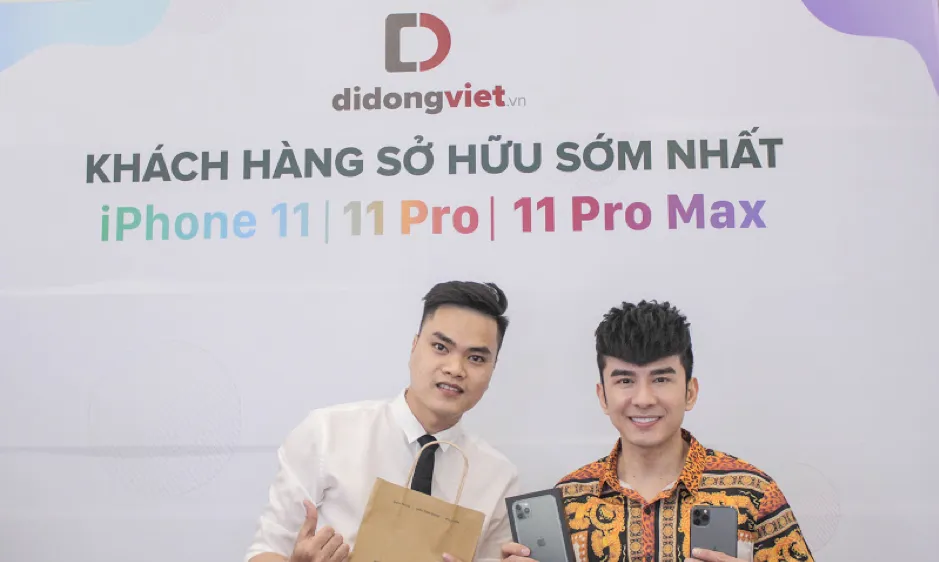 Ca sĩ Đan Trường đã quyết định lên đời iPhone 11 Pro Max mới