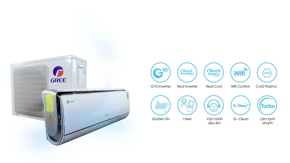 Máy lạnh Gree với nhiều công nghệ mới