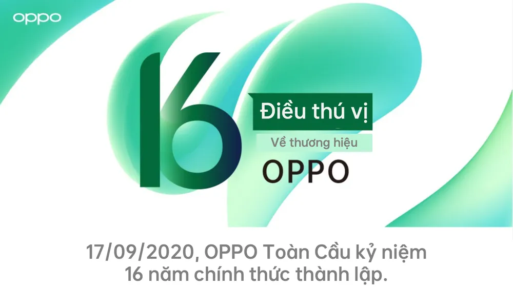 OPPO kỷ niệm 16 năm thành lập 