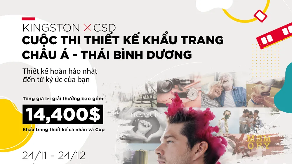 Kingston hợp tác cùng CSD tổ chức Cuộc thi thiết kế khẩu trang 
