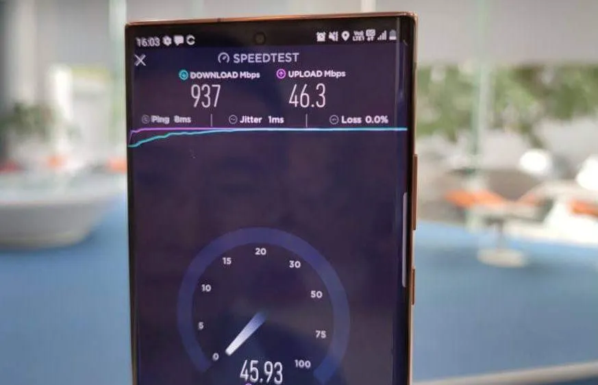 5G Viettel trên Samsung Note20 Ultra 5G 