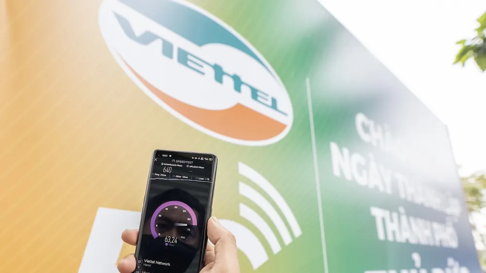 Sóng 5G đã được phát tại khu vực trung tâm thành phố Thủ Đức 