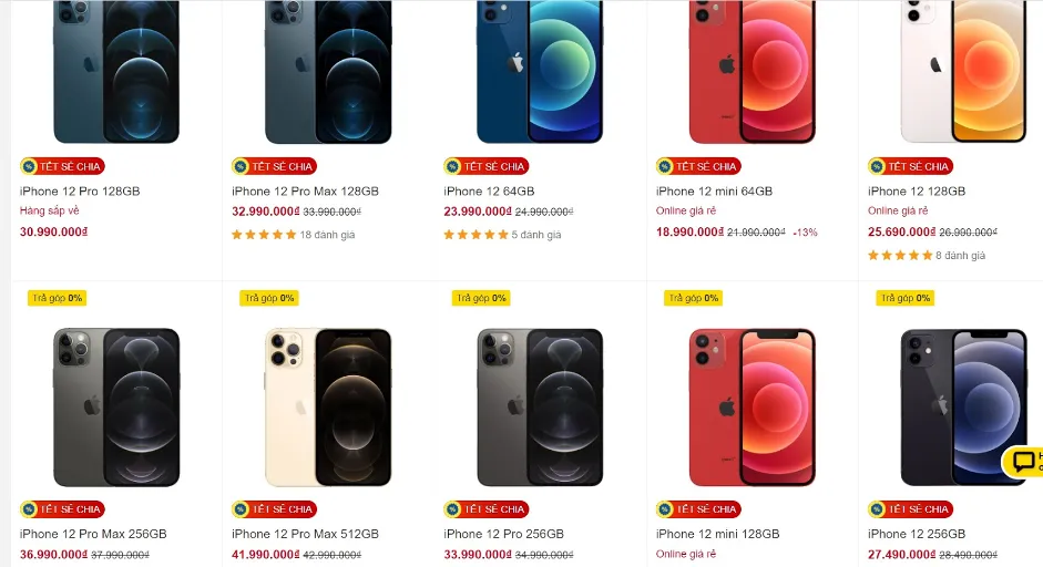 iPhone 12 vẫn là sản phẩm "hot" dịp cuối năm