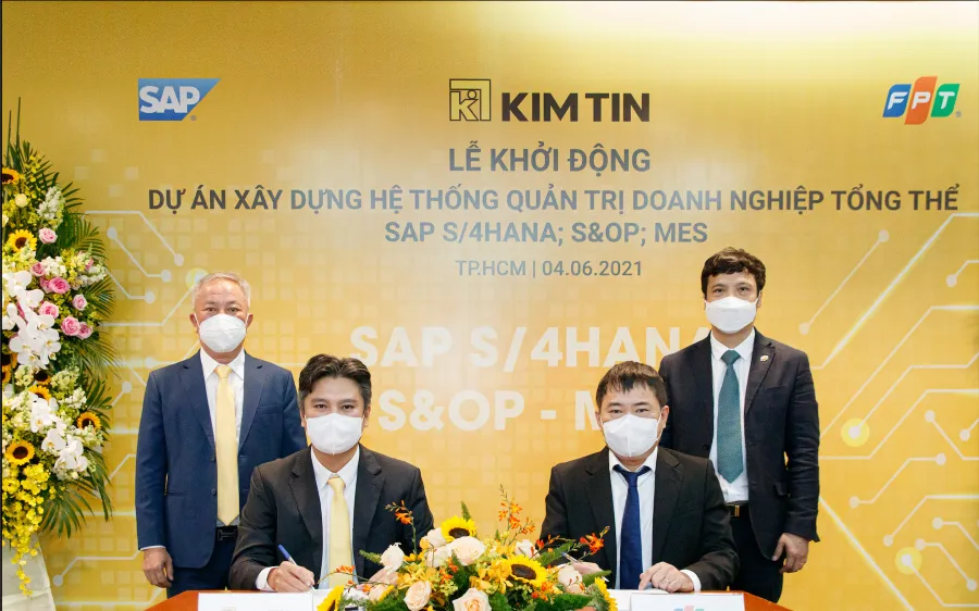 Tập Đoàn Kim Tín và Tập đoàn FPT đã chính thức ký kết hợp đồng 