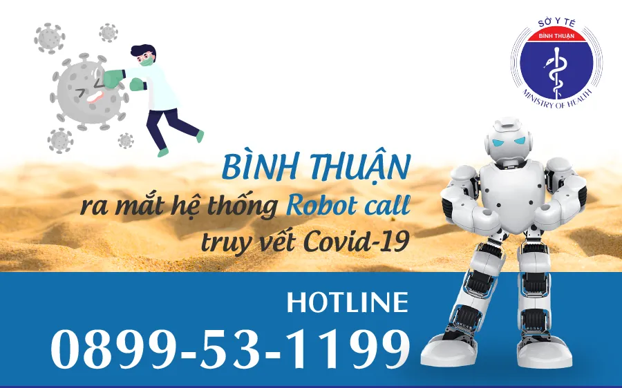Bình Thuận đã nhanh chóng triển khai Robot Call 
