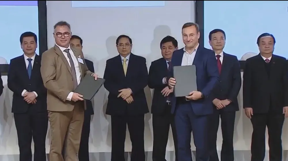 Thủ tướng Phạm Minh Chính đã chứng kiến lễ ký thỏa thuận hợp tác Skywise Applications Editors Partnership