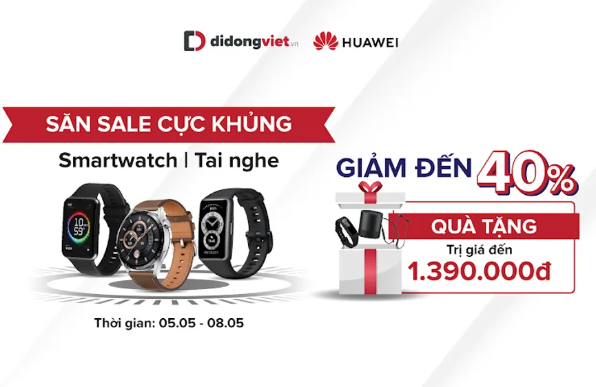 Di Động Việt cùng Huawei tung nhiều ưu đãi 