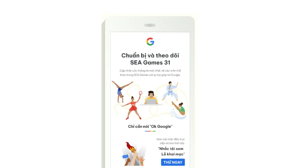 Google chính thức ra mắt các tính năng hữu ích giúp khán giả có thể thưởng thức một mùa SEA Games trọn vẹn