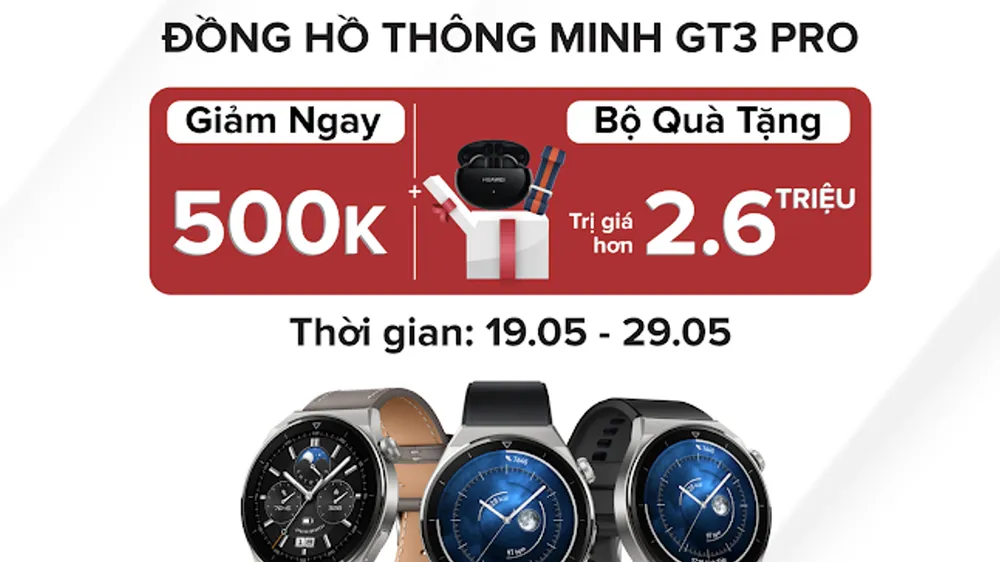 Theo Di Động Việt, lượng quan tâm đến Huawei Watch GT3 Pro tăng cao