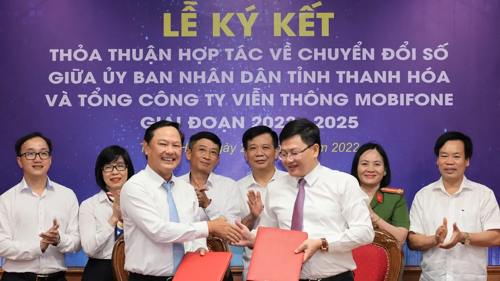 MobiFone và tỉnh Thanh Hóa đã ký kết thỏa thuận hợp tác 