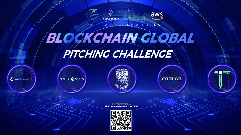 Blockchain Global Pitching Challenge là sự kiện nằm trong khuôn khổ của triển lãm BLOCKCHAIN GLOBAL DAY 2022