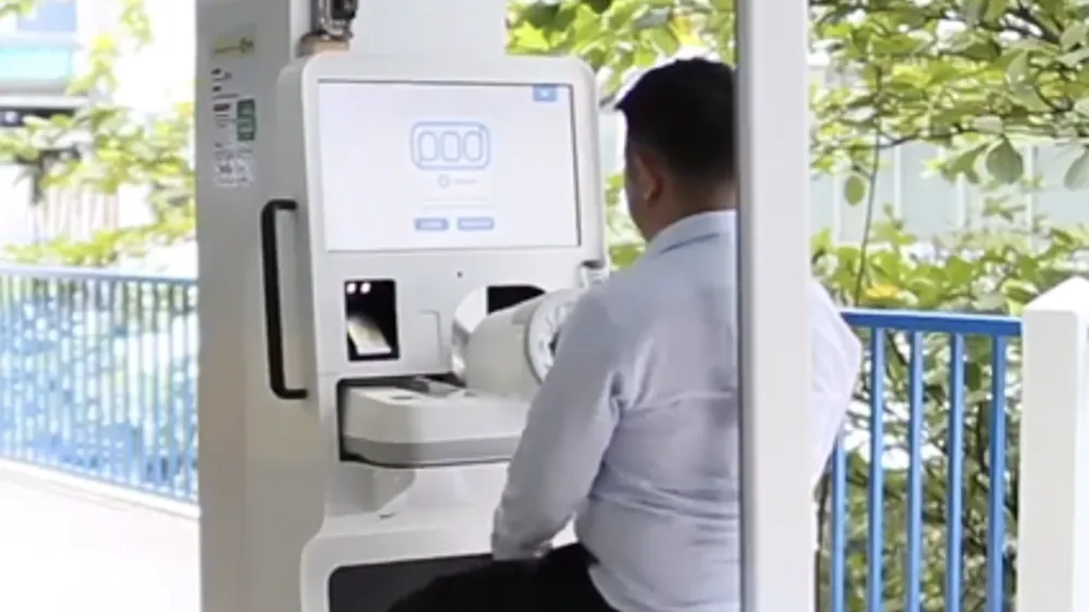 Hệ thống máy khám sức khỏe tự động POD đã được ứng dụng tại Bệnh viện Hòa Hảo