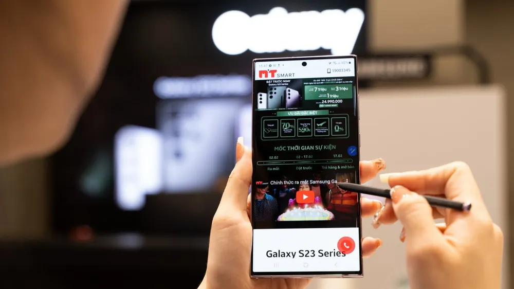 Người dùng có thể trải nghiệm Galaxy S23 Series tại MT Smart