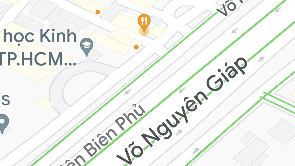 Google Maps tự đổi tên đường Điện Biên Phủ tại TPHCM thành đường Võ Nguyên Giáp