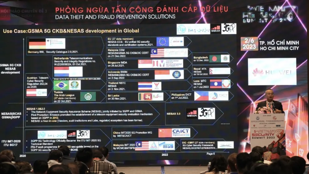 Ông Li Hai phát biểu tại sự kiện