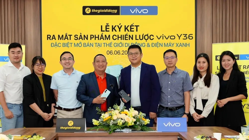 Thế Giới Di Động ký kết hợp tác cùng vivo