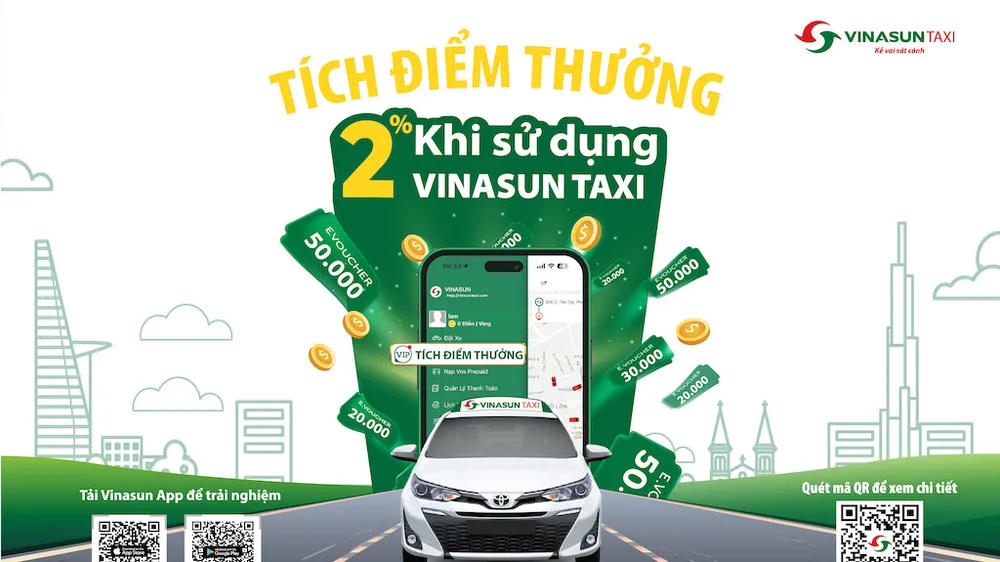 “Tích điểm thưởng” dành cho khách hàng Vinasun