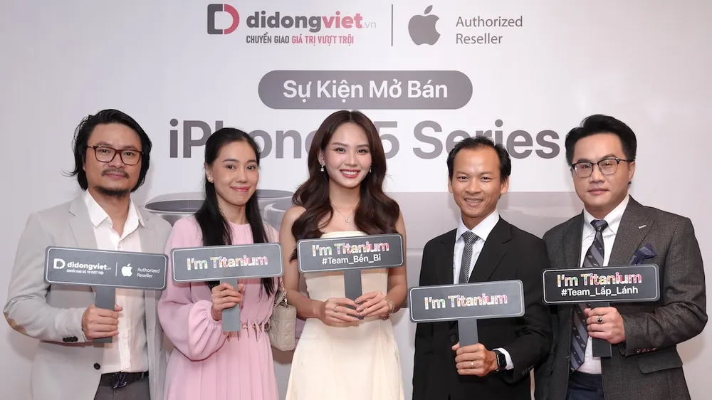 Di Động Việt sử dụng thông điệp “Im Titanium” xuyên suốt chiến dịch iPhone 15