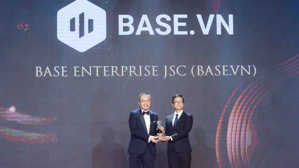 Base.vn nhận giải thưởng quốc tế APEA 2023 hạng mục Doanh nghiệp xuất sắc châu Á