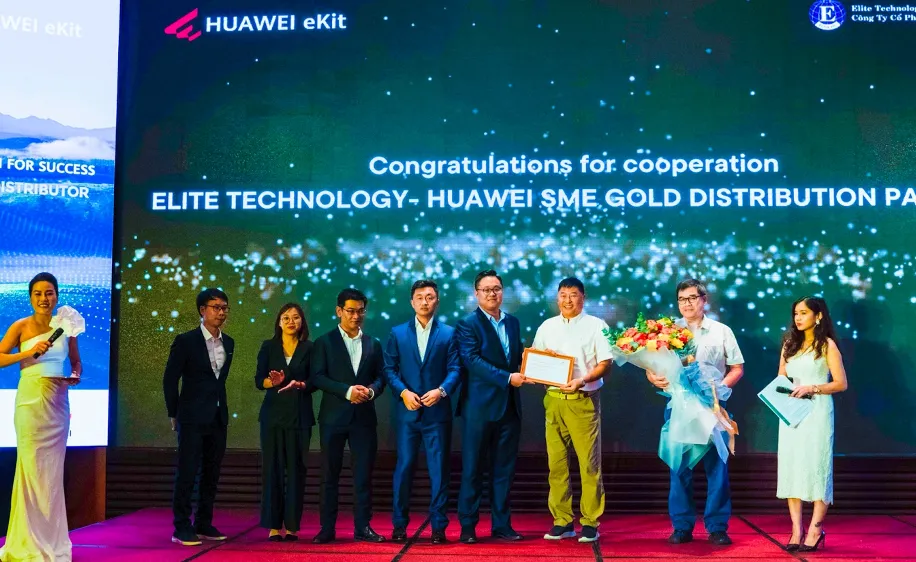 Huawei hợp tác Elite Technology phân phối hệ sinh thái giải pháp Huawei eKit tại Việt Nam