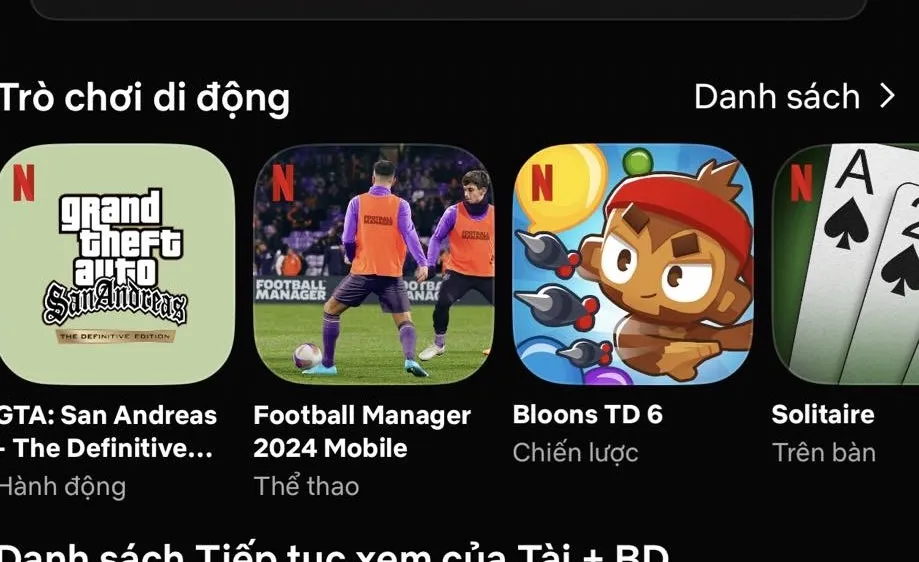 Các trò chơi điện tử trên mạng không phép được Netflix quảng cáo