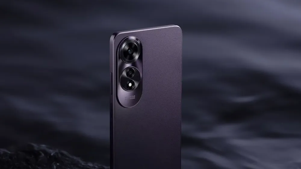 OPPO A60 với màu Đen Tím mới lạ.