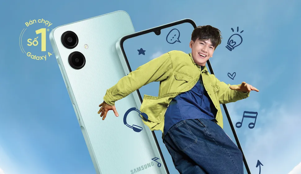 Samsung Galaxy A06 với mức giá thấp nhất 3.190.000 đồng
