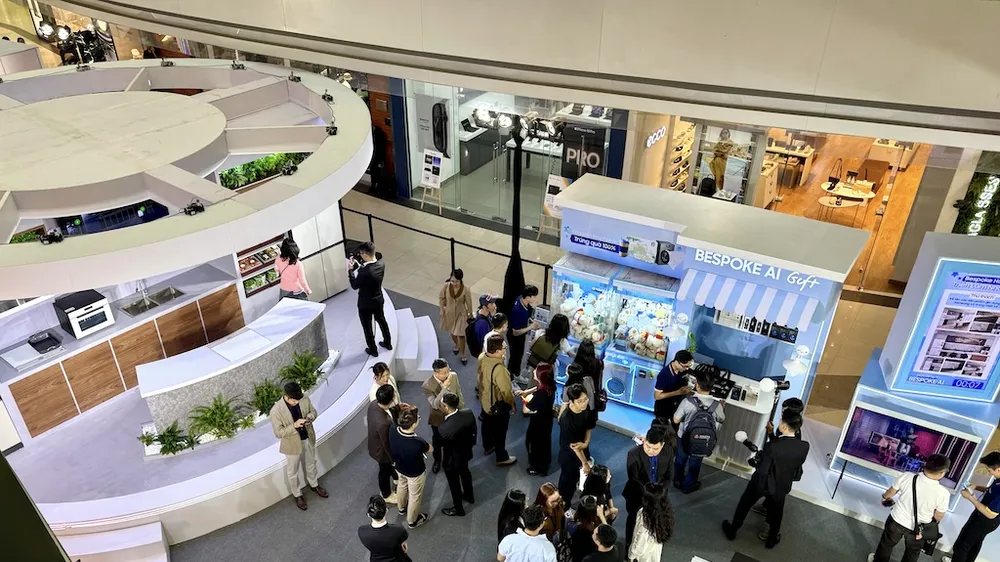Không gian trải nghiệm BESPOKE AI của Samsung tại Vạn Hạnh Mall