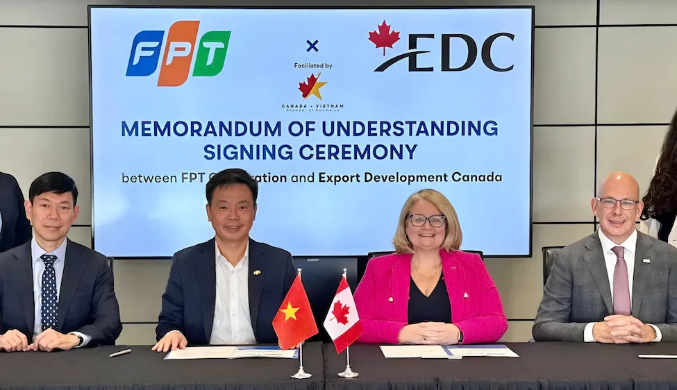 Export Development Canada và FPT vừa ký kết MOU