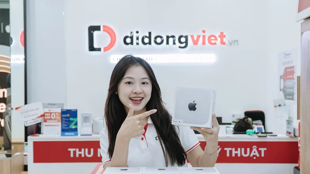 Mac mini M4 sẵn hàng tại hệ thống Di Động Việt