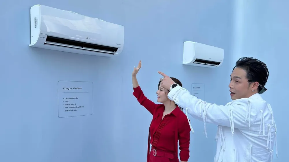 Bộ sưu tập điều hòa LG DUALCOOLTM AI Air với khả năng cảm biến và AI.