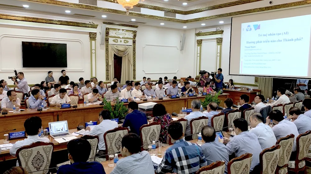 Trong thời gian qua, TPHCM đã có nhiều chương trình để thúc đẩy ứng dụng AI phát triển kinh tế - xã hội