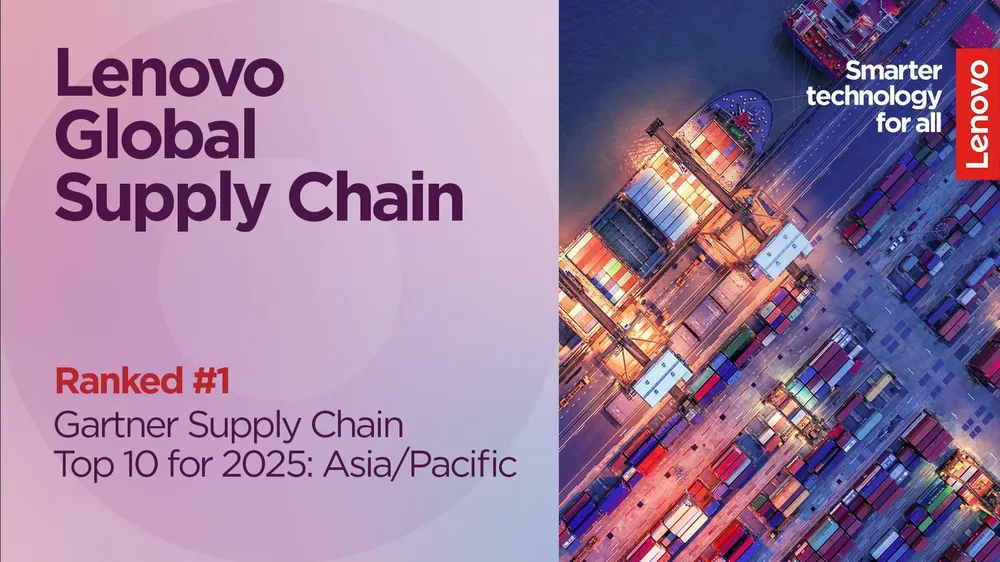 Đây là năm thứ tư liên tiếp ghi nhận Lenovo dẫn đầu trong số các doanh nghiệp hàng đầu khu vực châu Á – Thái Bình Dương.