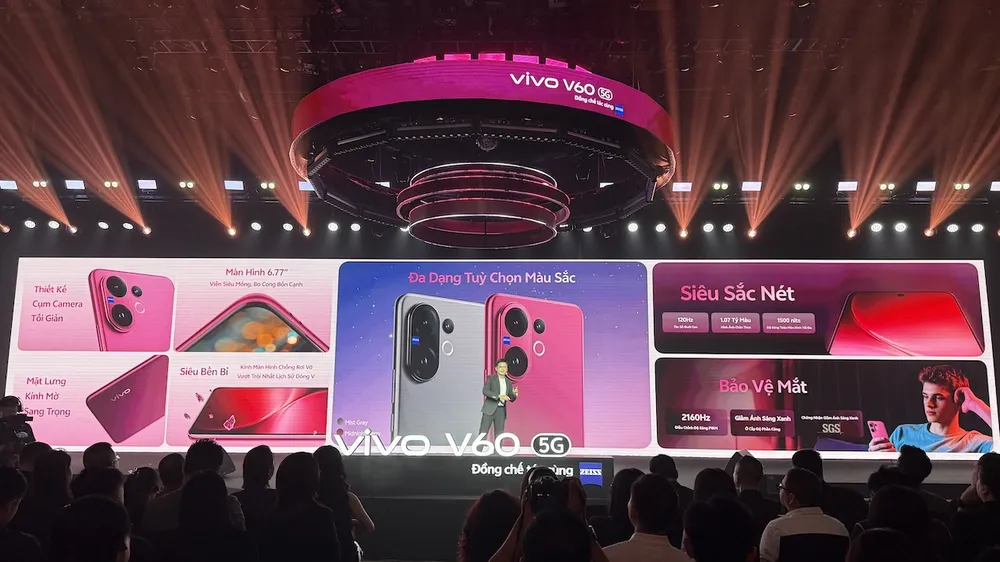 vivo V60 5G với màu sắc mới