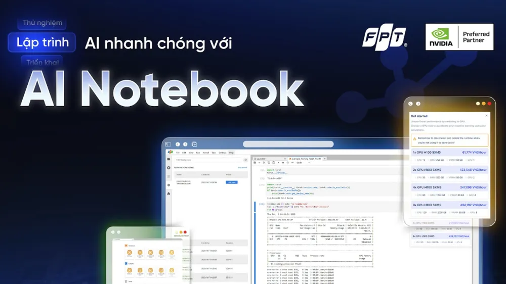 Nền tảng lập trình AI trực tuyến, giúp các nhà phát triển tăng tốc nghiên cứu và triển khai mô hình AI