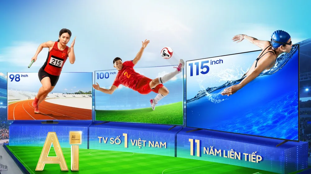Samsung cũng giới thiệu dòng TV cực đại lên đến 115 inch