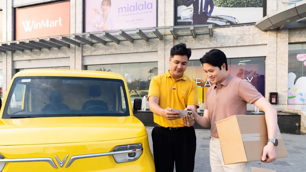VinFast EC Van mang lại nhiều tiện ích khi giao hàng, nhất là ở khu vực nội đô