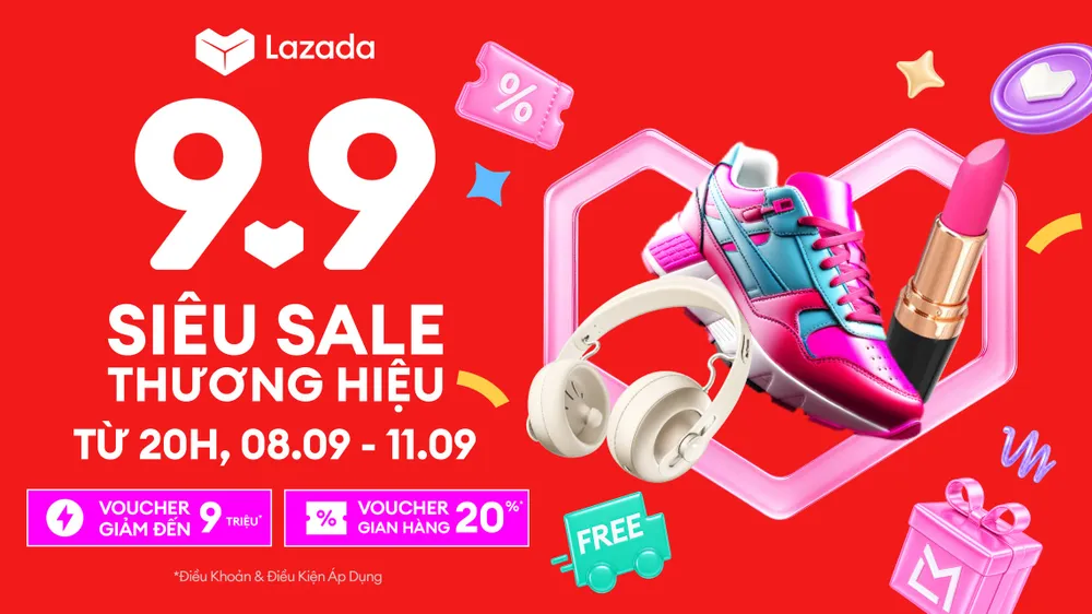 Lazada khởi động Siêu Sale thương hiệu 9-9
