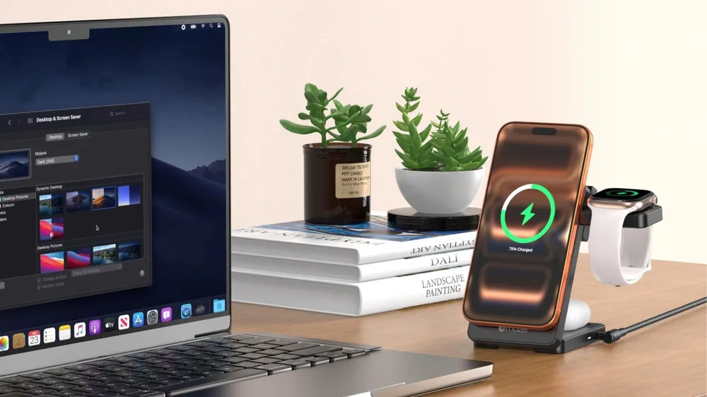 Một thiết bị sạc cho iPhone của MAZER
