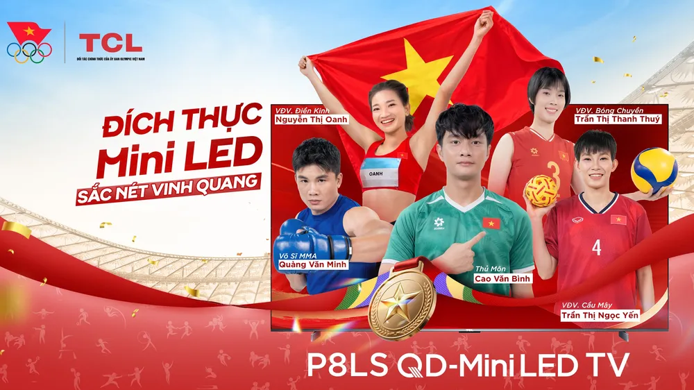 TCL đã công bố chiến dịch đồng hành cùng Đoàn Thể thao Việt Nam