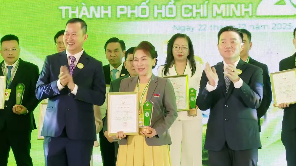 Bidrico được vinh danh “Doanh nghiệp xanh TPHCM năm 2025”