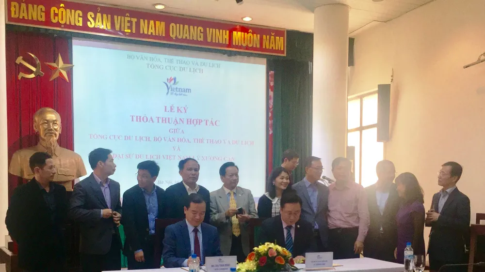 Toàn cảnh buổi lễ thành lập Đại diện du lịch Việt Nam tại Hàn Quốc