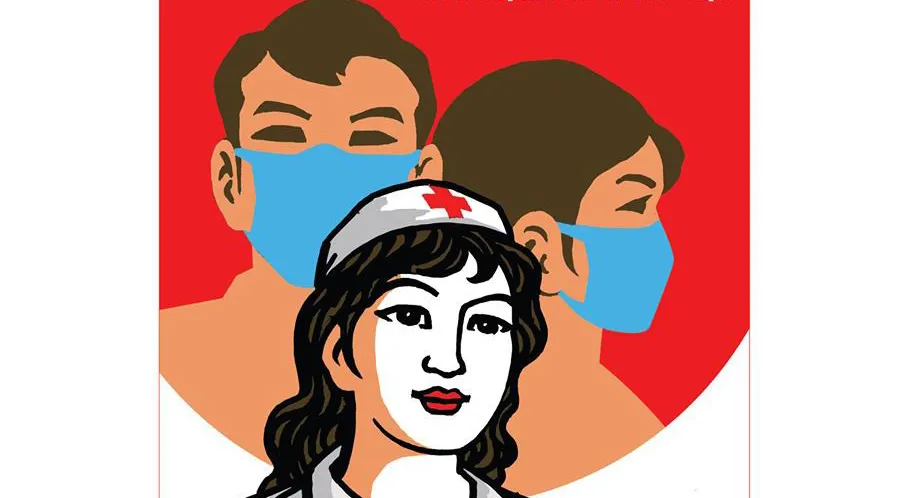 Thông điệp đẩy lùi Covid-19 với tranh cổ động