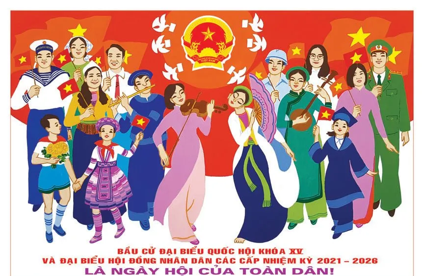 Hơn 400 tác phẩm tham dự cuộc thi sáng tác tranh cổ động tuyên truyền bầu cử