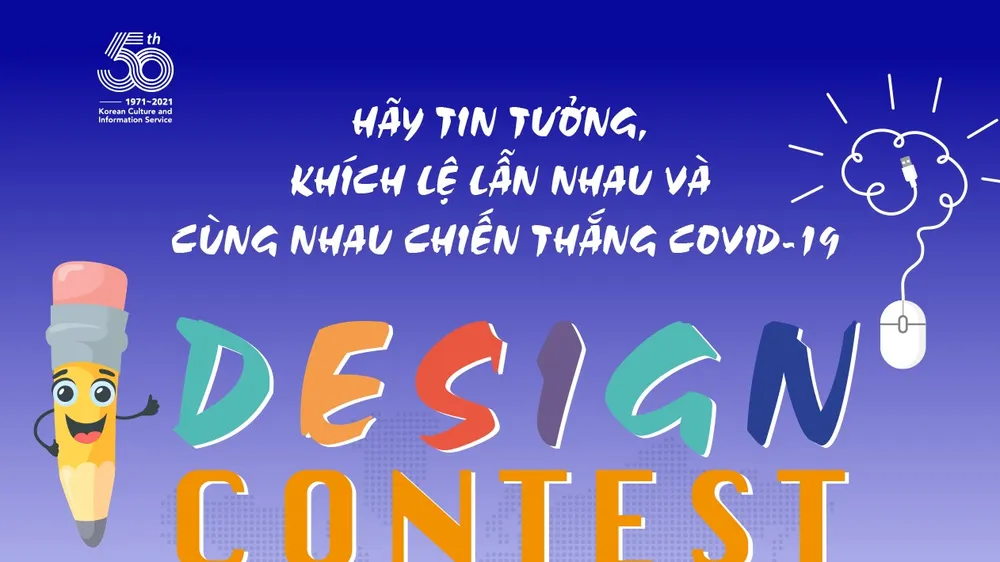 Thi thiết kế sáng tạo chủ đề khích lệ, cùng nhau chiến thắng Covid-19